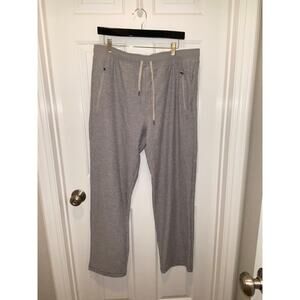 Vuori Channel Pant V455 Heather Gray Athleisure Elastic Waist Men XXL